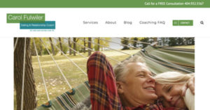 TecAdvocates develops a new website for Carol Fulwiler, the over 40 dating coach at over40datingcoach.com