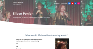 Eileen Ponich, singer and performer.