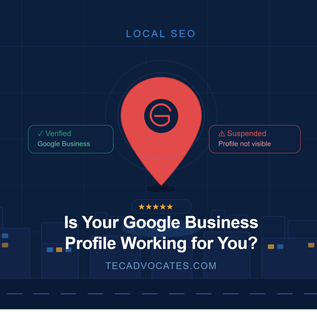 Is Your Google Business Profile Working for You? by TecAdvocates